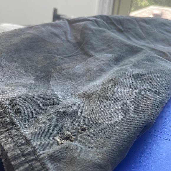 Wrangler Relaxed Fit Camo Cargo Shorts Size 30 Cotton Spandex Blend - Picture 10 of 10